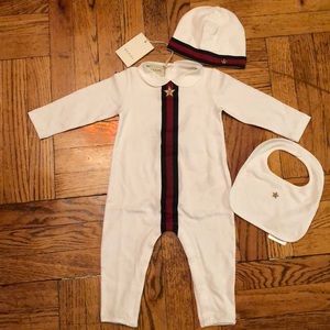 Gucci - Web-Trim Jersey Coverall Gift Set